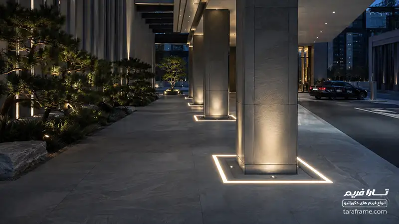 قاب دفنی چراغ LED