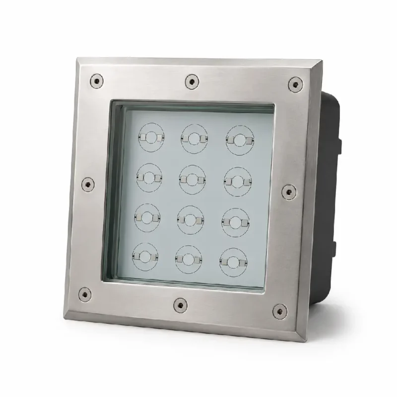 فریم دفنی استخری مربعی 12w led cod D125