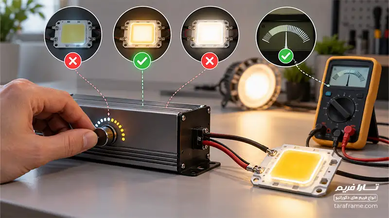 ولتاژ درایور LED چگونه انتخاب می‌شود؟ 